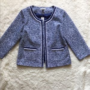 NY&C Blue Tweed Blazer